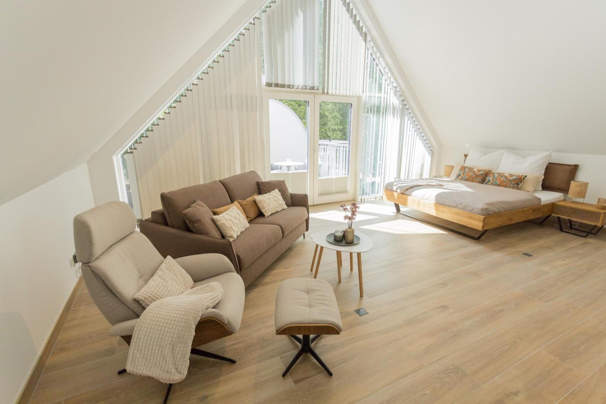 Stilvolles City-Apartment Glocke Людингхаузен Екстериор снимка
