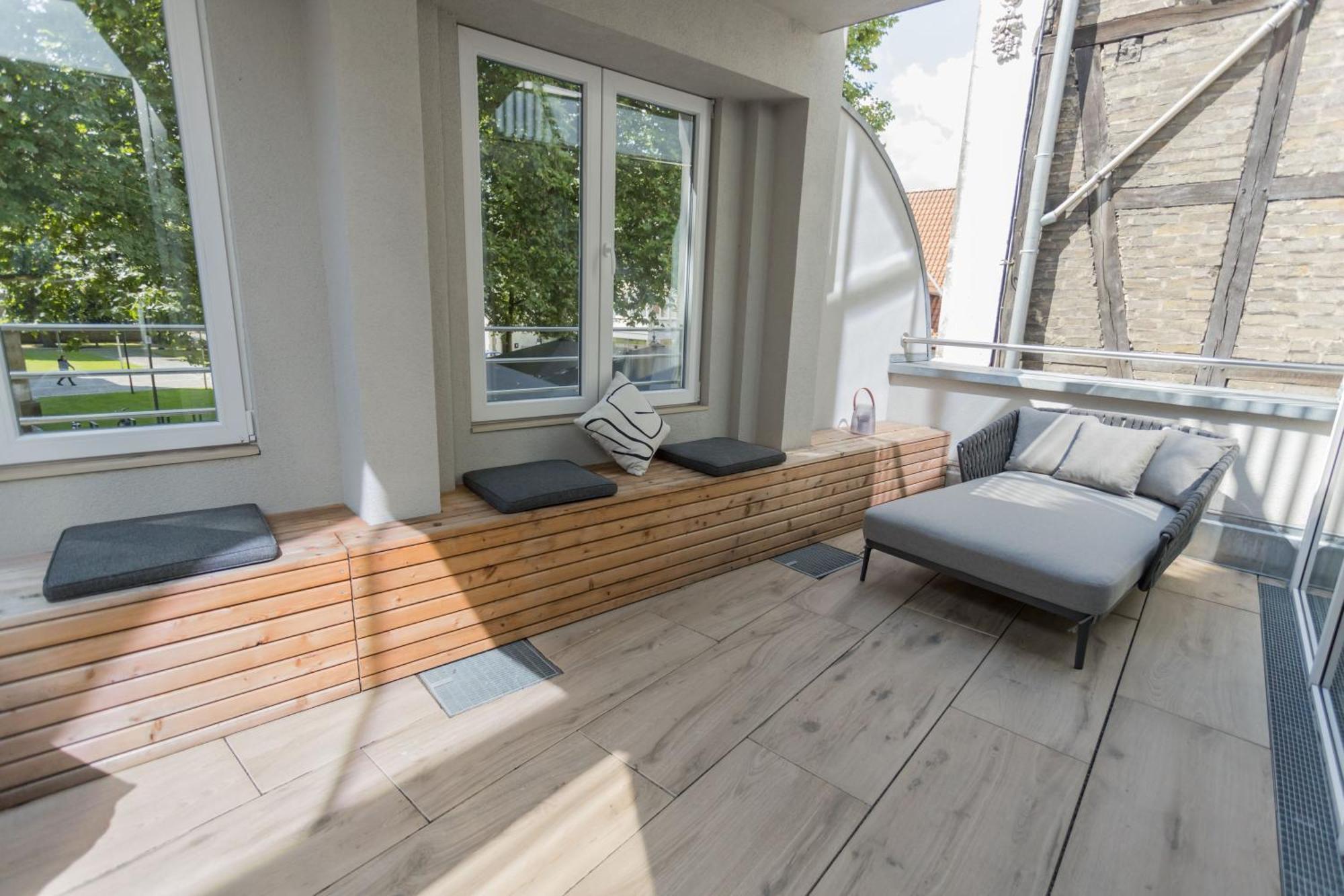 Stilvolles City-Apartment Glocke Людингхаузен Екстериор снимка