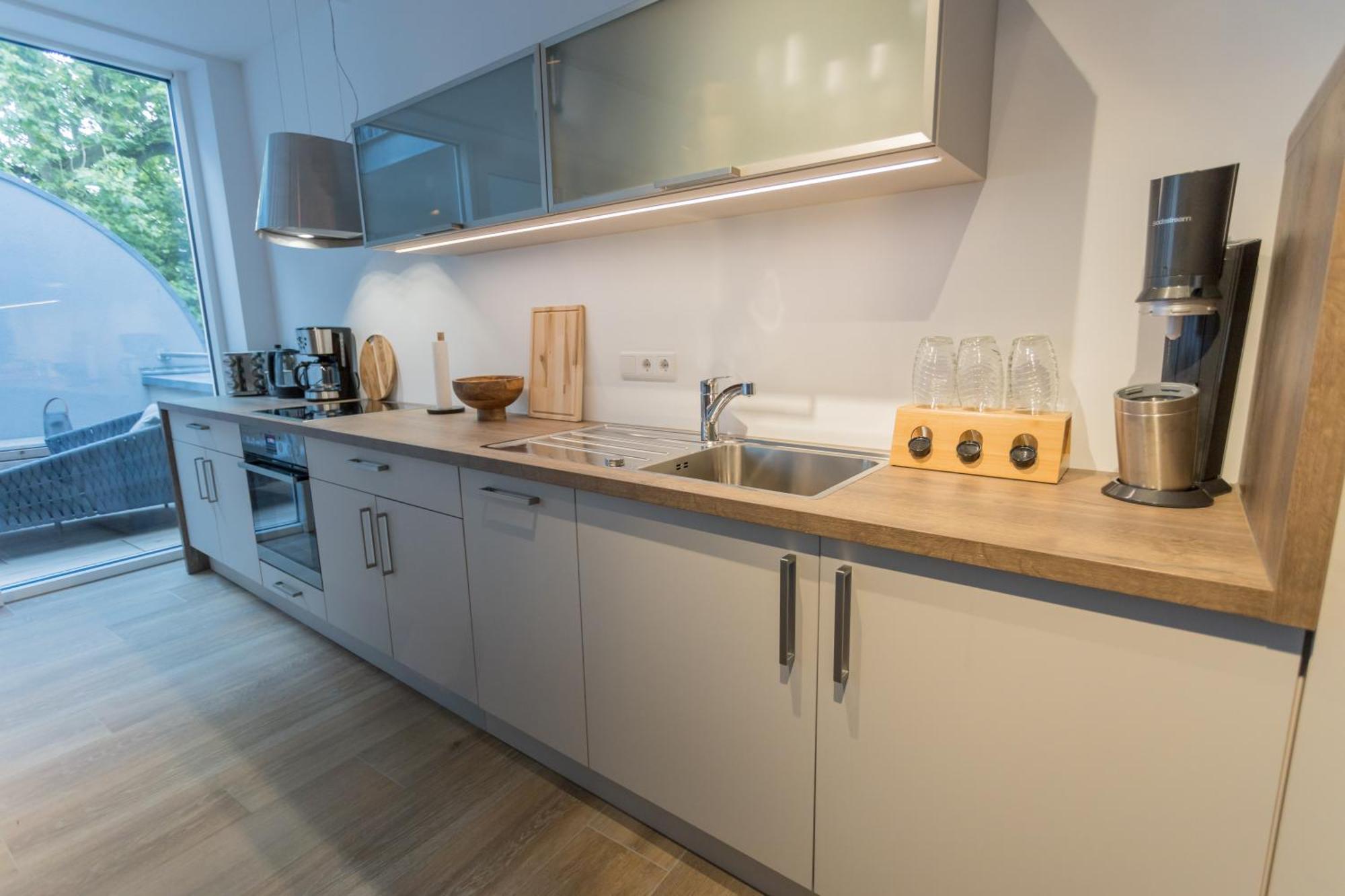 Stilvolles City-Apartment Glocke Людингхаузен Екстериор снимка